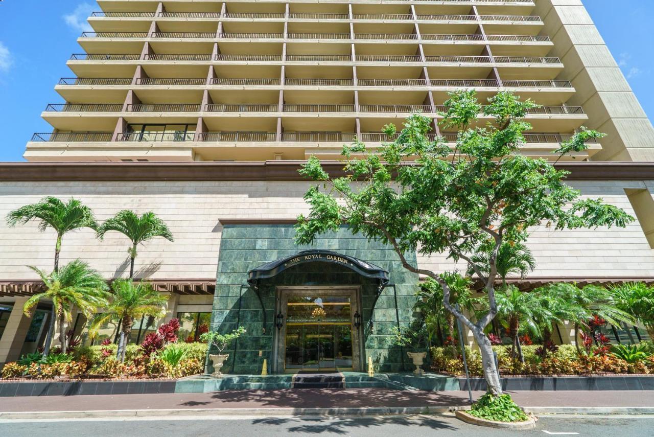 Studio Unit At The Royal Garden, In Waikiki ワイキキ・ロイヤルガーデン Honolulu Exterior photo